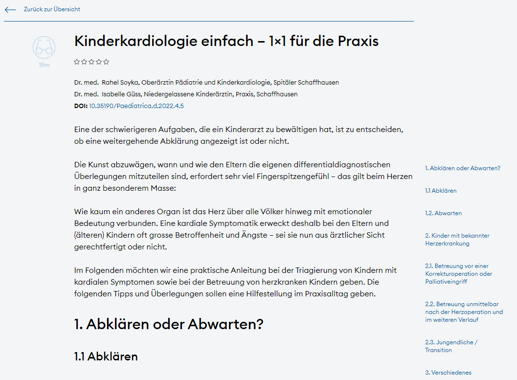 Einführung in das Basiswissen weitergeben: Die Plattform ist der ideale Ort, um lehrreiche Dokumente zu teilen   und Synergien zu schaffen. Mail an sekretariat@paediatrieschweiz.ch 